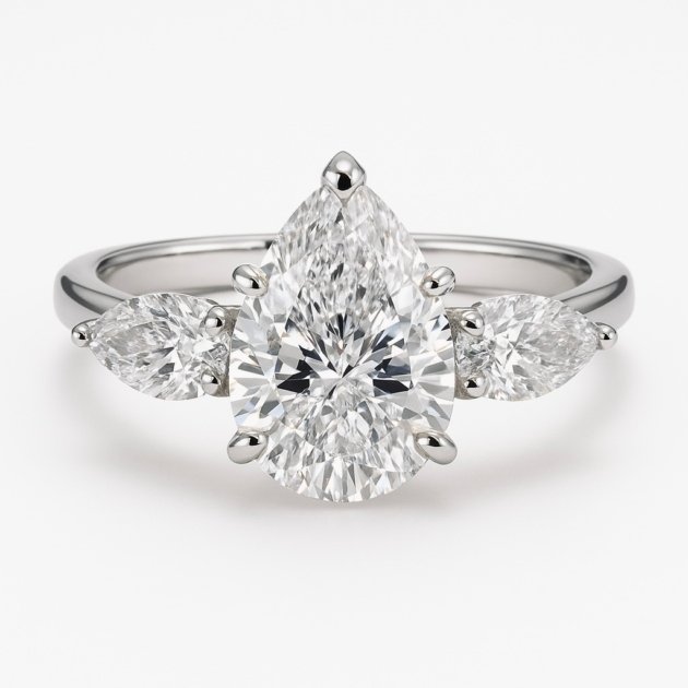The Medici Tatiana Pear & Marquise Trilogy Ring