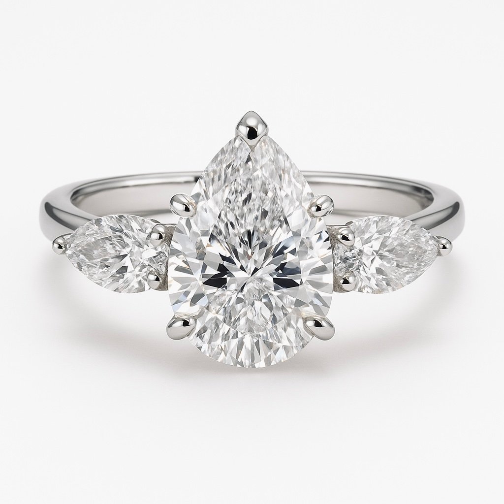 The Medici Tatiana Pear & Marquise Trilogy Ring