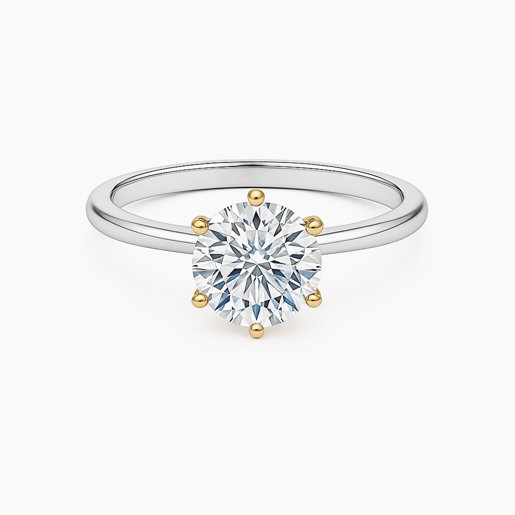 The Medici Classic Round 6-Prong Ring - Image 2