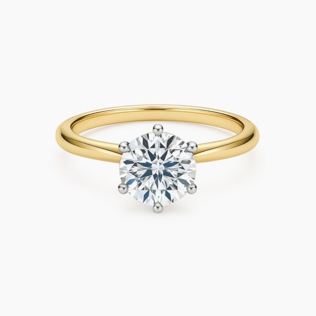 The Medici Classic Round 6-Prong Ring