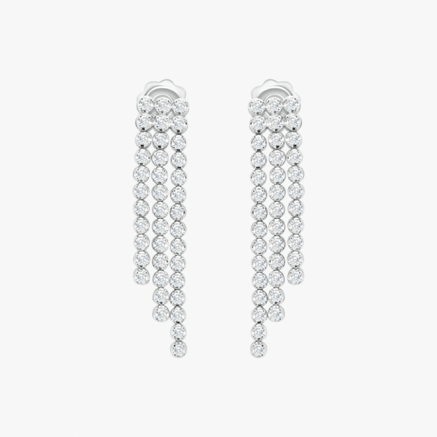 The Medici Cascade Drops Round Earrings