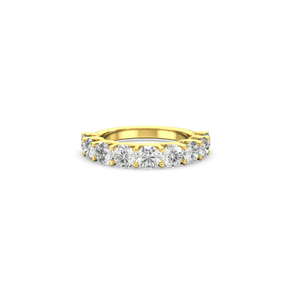 Half Eternity Band | 1.75 carats | Round Cut | White Gold - Image 3