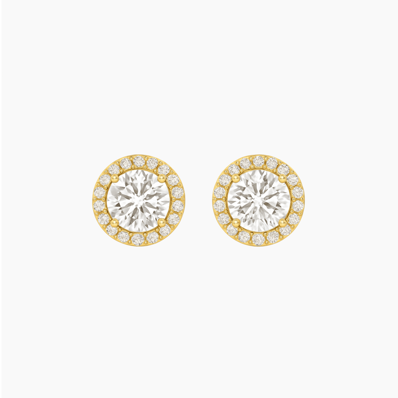 The Medici Halo Round Studs Earrings - Image 3