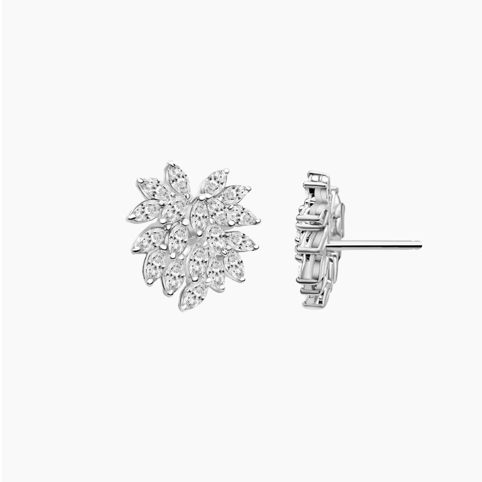 The Medici Marquise Leaves Earrings - Image 2