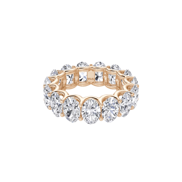 The Medici Full Eternity Oval 0,50s | 7,5 carats Oval Cut | Rose Gold - Image 7