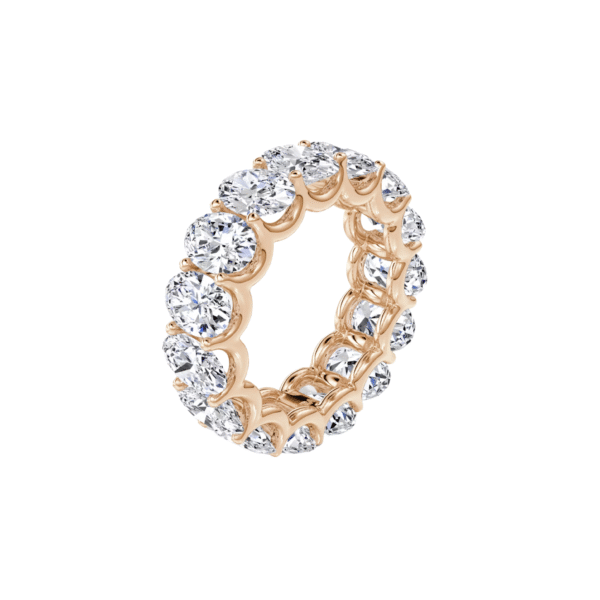 The Medici Full Eternity Oval 0,50s | 7,5 carats Oval Cut | Rose Gold - Image 8