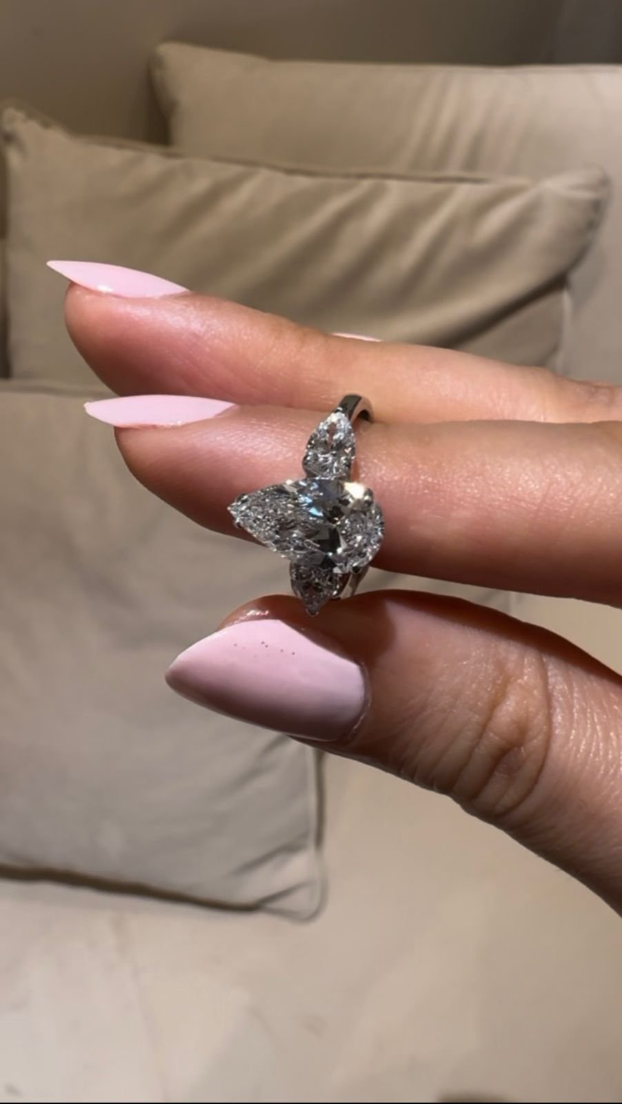 The Medici Tatiana Pear & Marquise Trilogy Ring