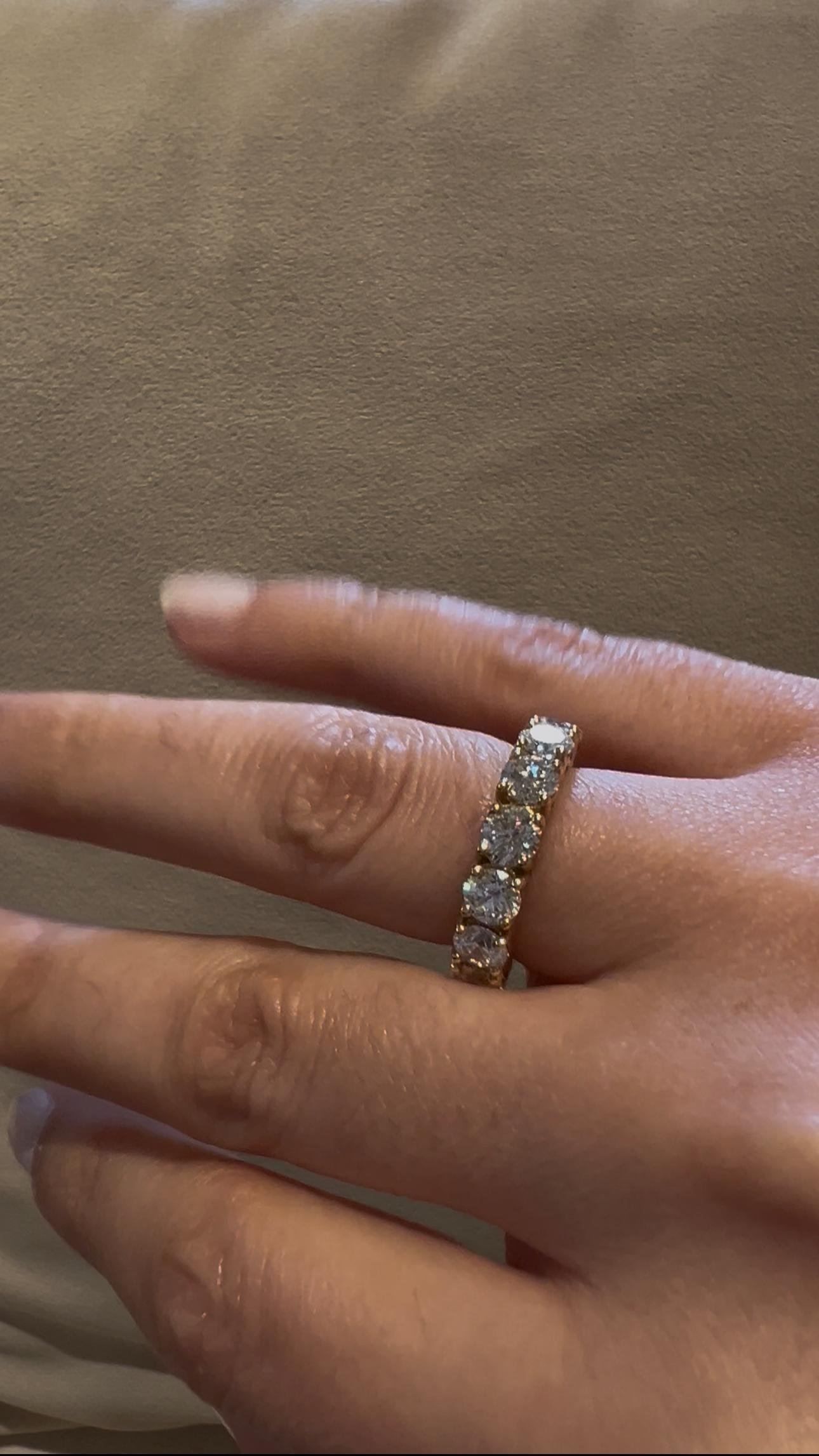 The Medici Round Half Eternity Band (0,30ct each)