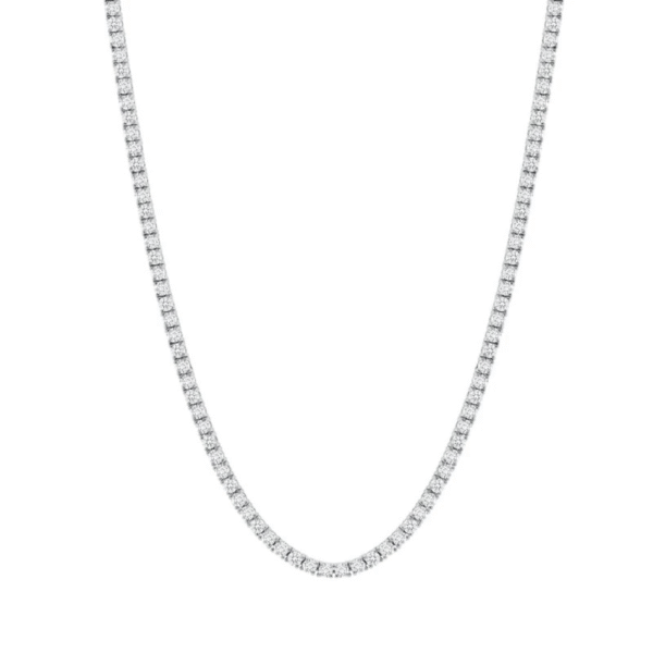 Medici Classic Tennis Necklace | 7 carats | Rose Gold - Image 2