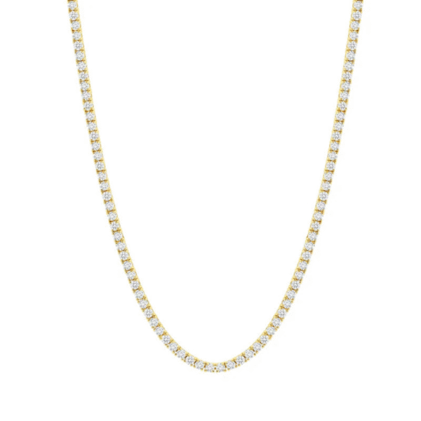 Medici Classic Tennis Necklace | 7 carats | Rose Gold - Image 3