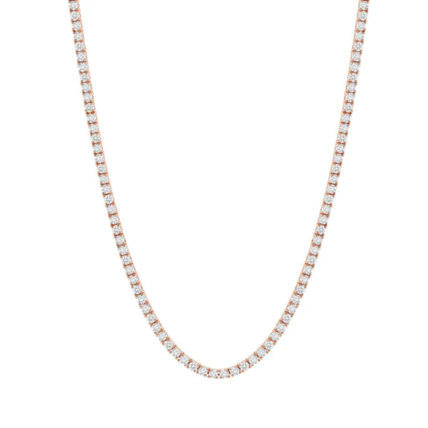 Medici Classic Tennis Necklace | 7 carats | Rose Gold