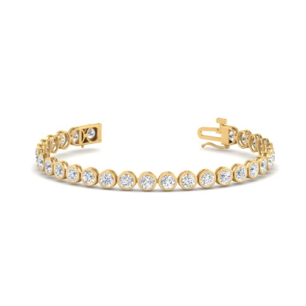 The Medici Round Mounting Tennis Bracelet