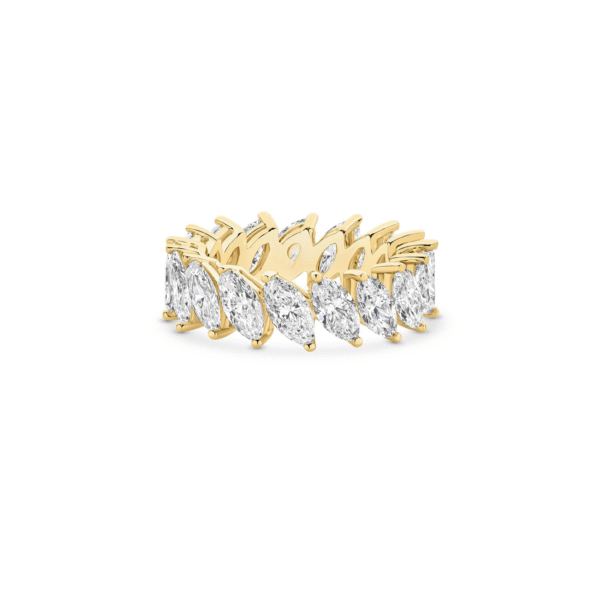 The Marquise Full Eternity | Marquise Cut | Yellow Gold