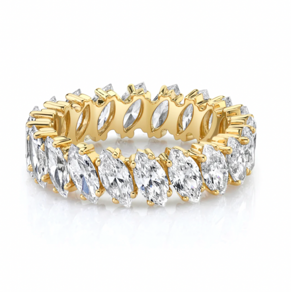 The Marquise Full Eternity | Marquise Cut | Yellow Gold - Image 2