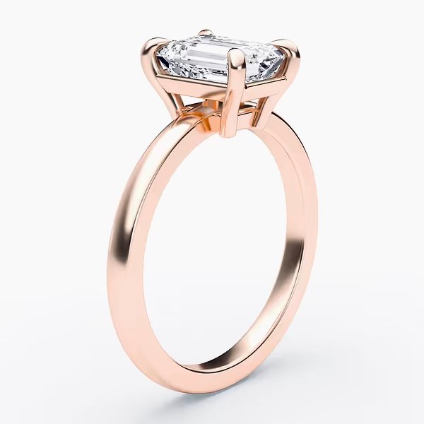 The Medici Alessia Emerald Solitaire - Image 4