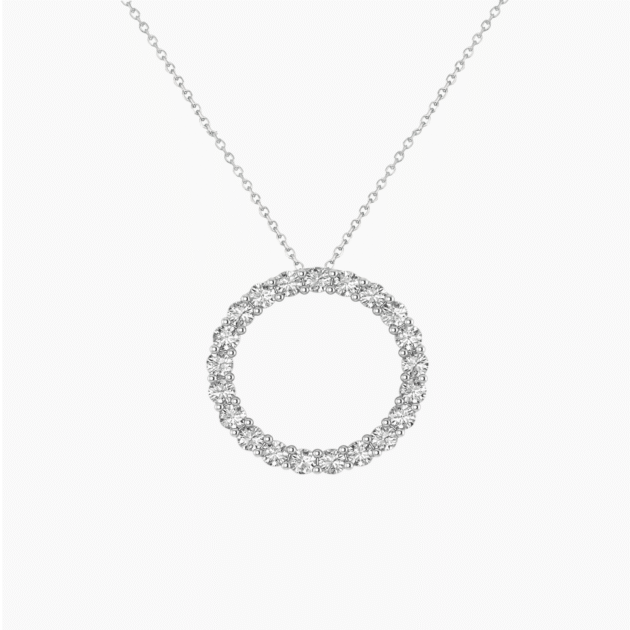 The Medici Sofia Diamond Circle Necklace (2.4ct)