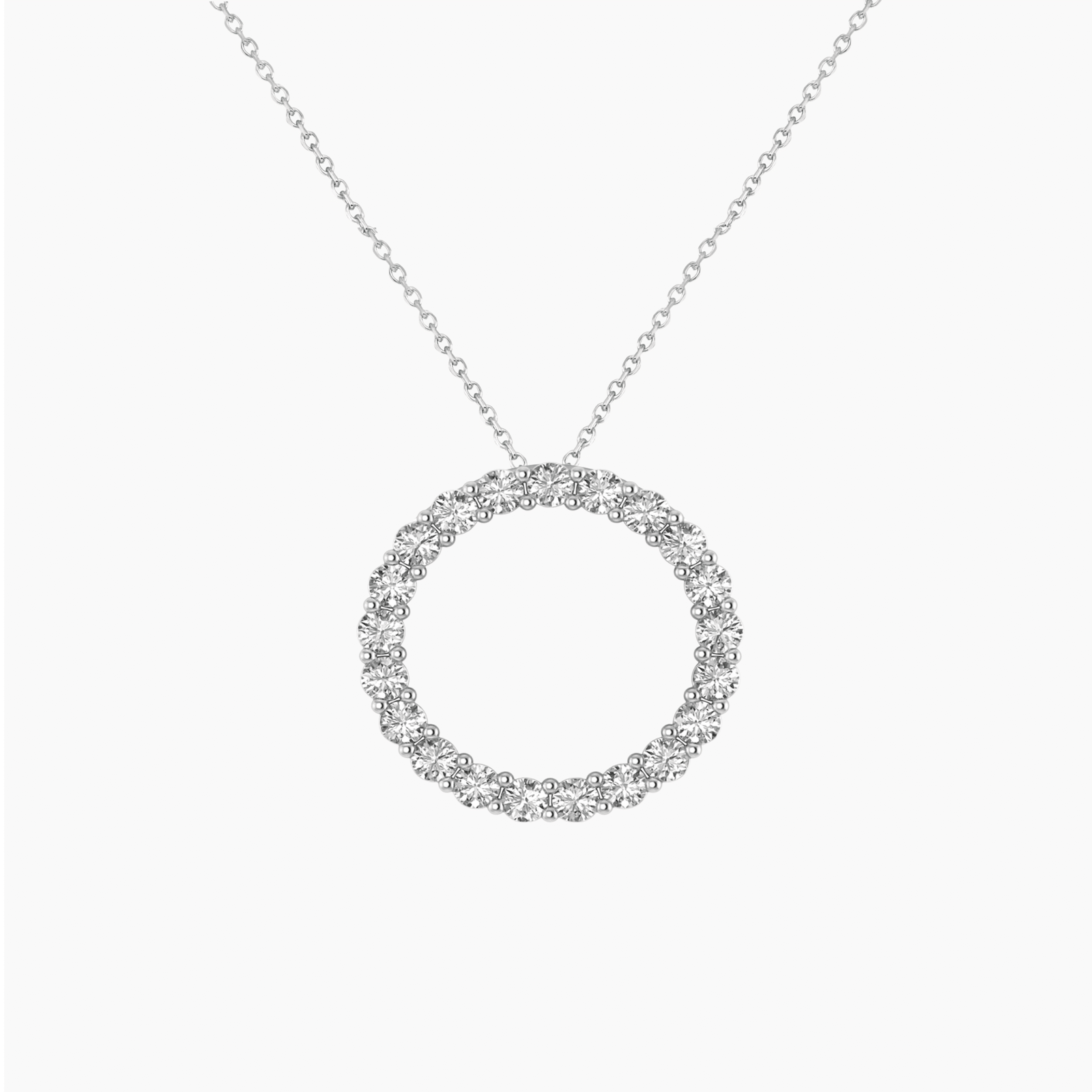 The Medici Sofia Diamond Circle Necklace (2.4ct)