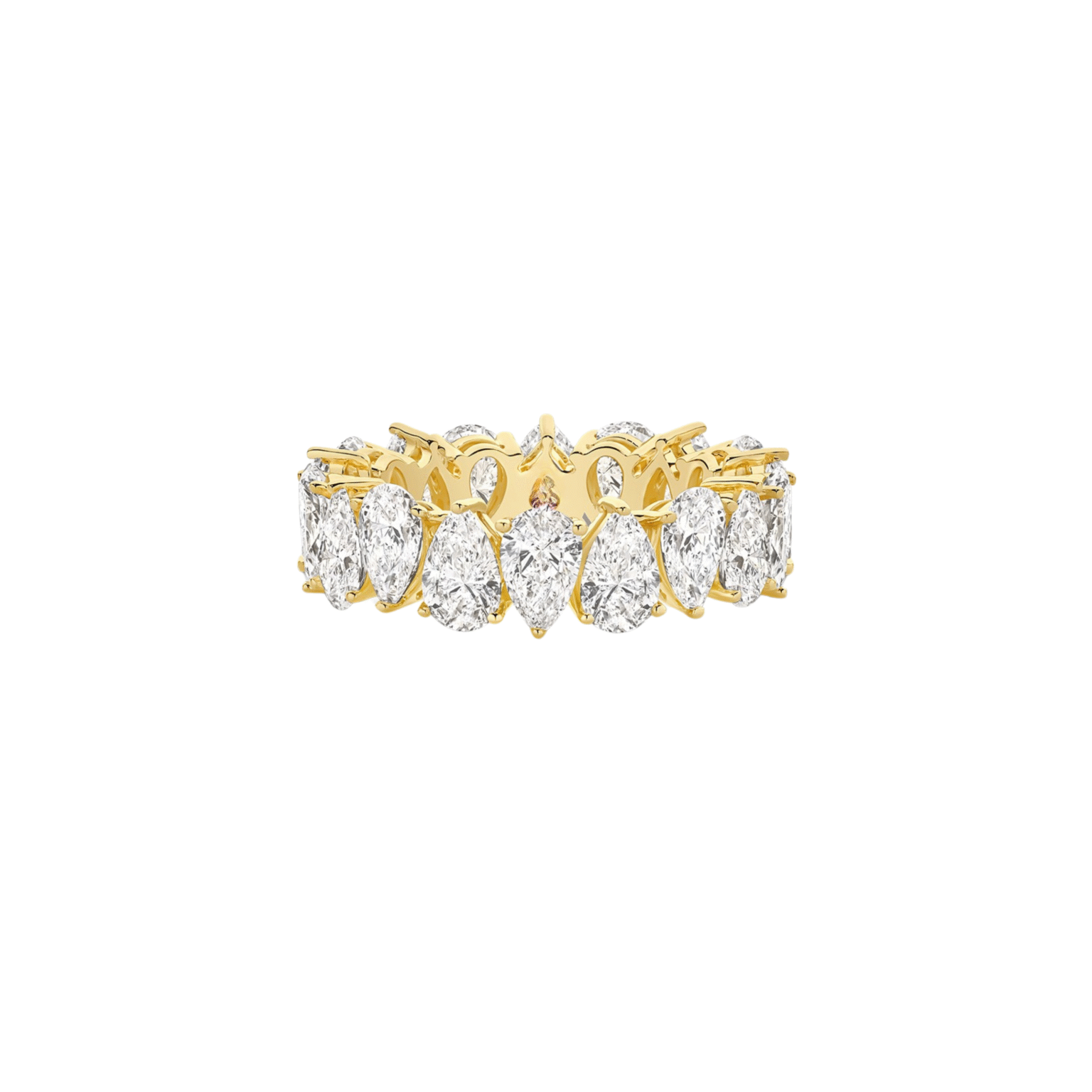 The Medici Pear Eternity | Pear Cut | Yellow Gold