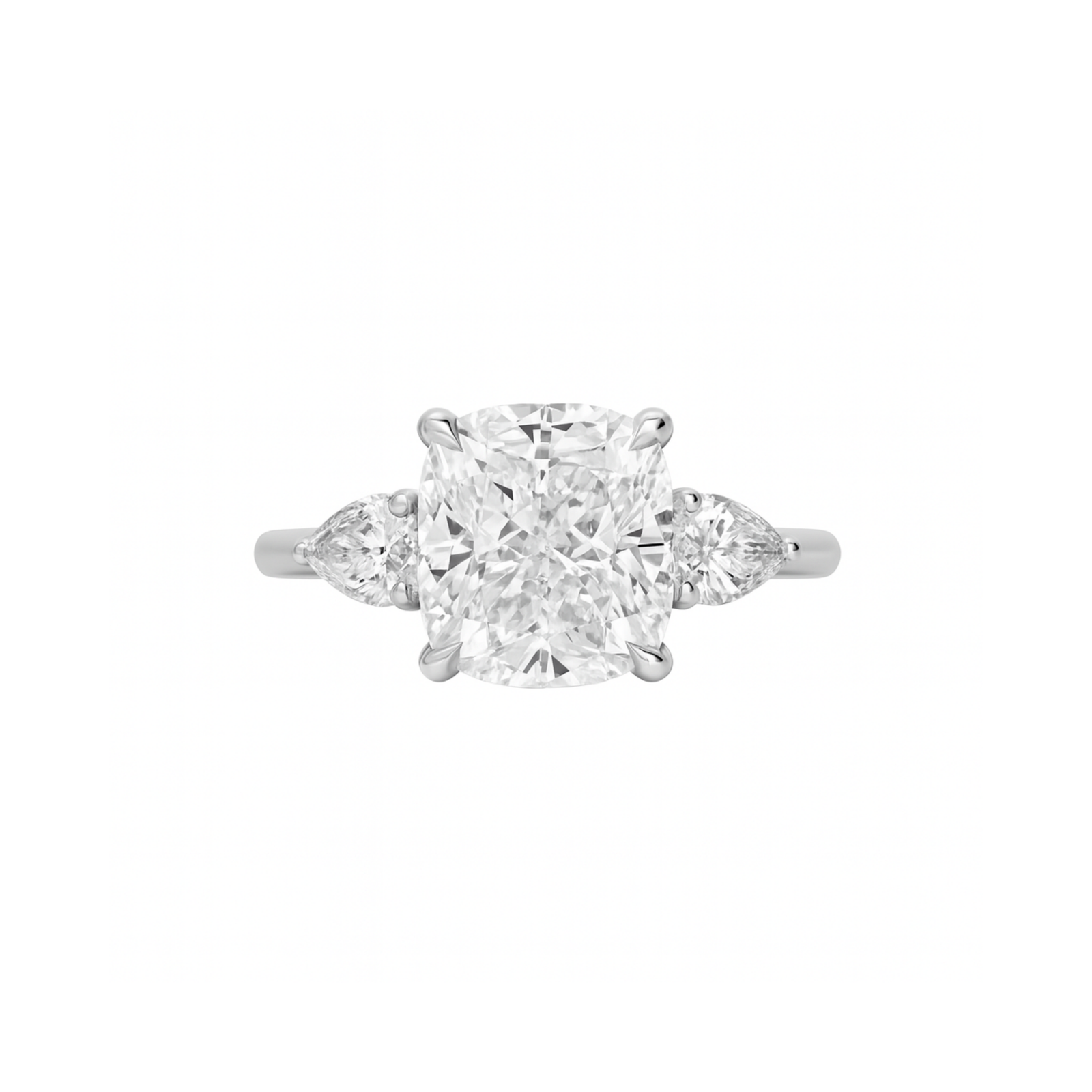 Medici Blair Cushion & Pear Trilogy Ring