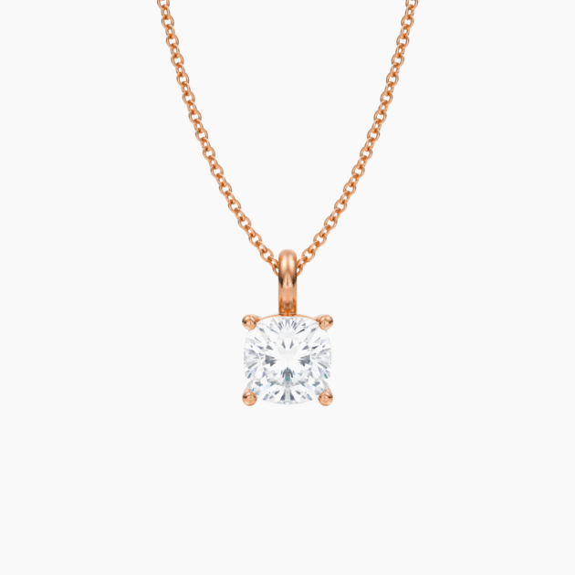 The Medici Cushion Cut Stud Necklace (1,5 ct)