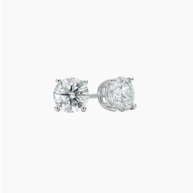 The Medici 4 Prongs Round Basket Studs Earrings (1,5 ct)