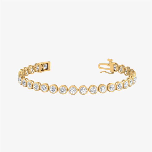 The Medici Round Mounting Tennis Bracelet