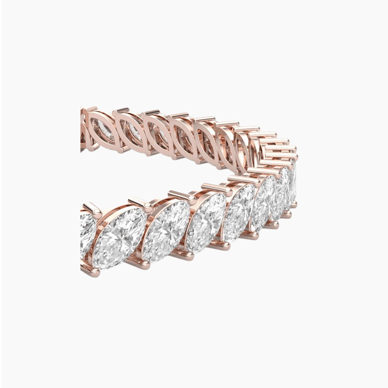 The Medici Marquise Tennis Bracelet - Image 6
