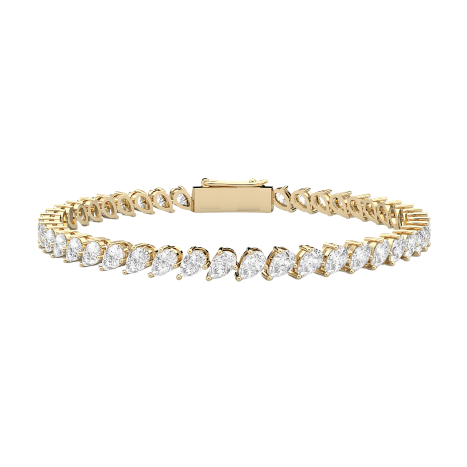 Medici Marquise Tennis Bracelet | Marquise Cut | Yellow Gold