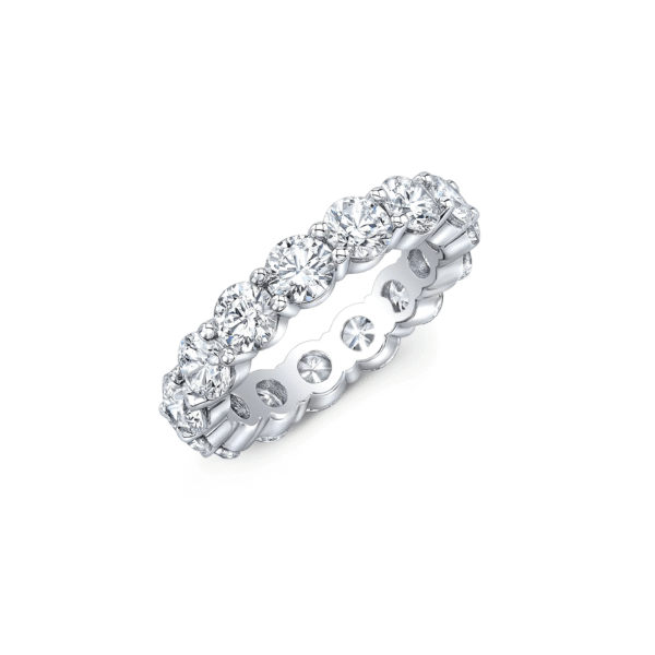 Full Eternity Band Rounds | Round Cut | White Gold - Image 8