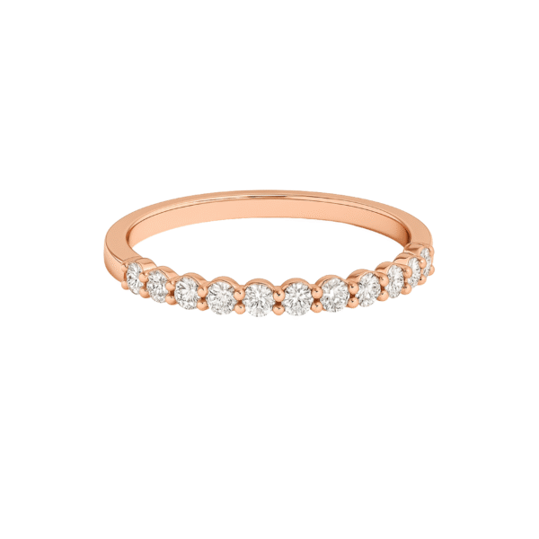 The Medici Floating Round Half Eternity Band - Image 4