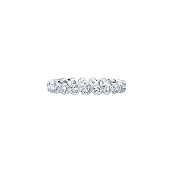 Floating 2 mm Full Eternity Band | White Gold