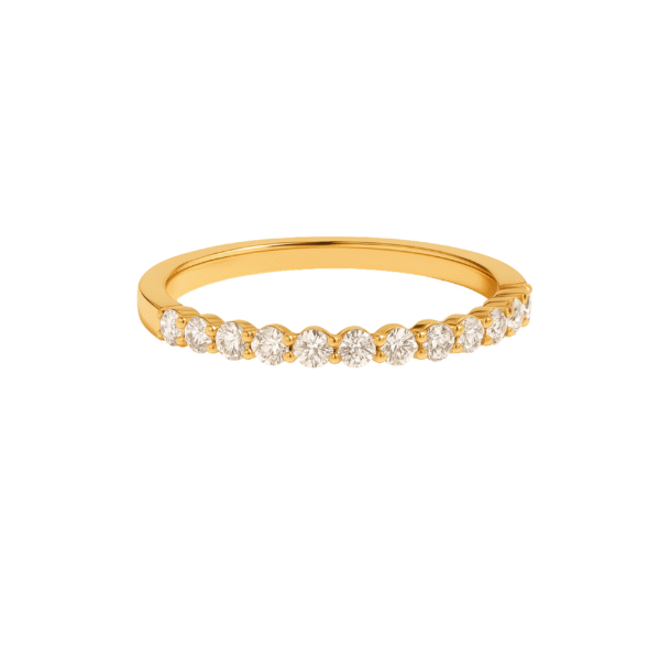 The Medici Floating Round Half Eternity Band - Image 5
