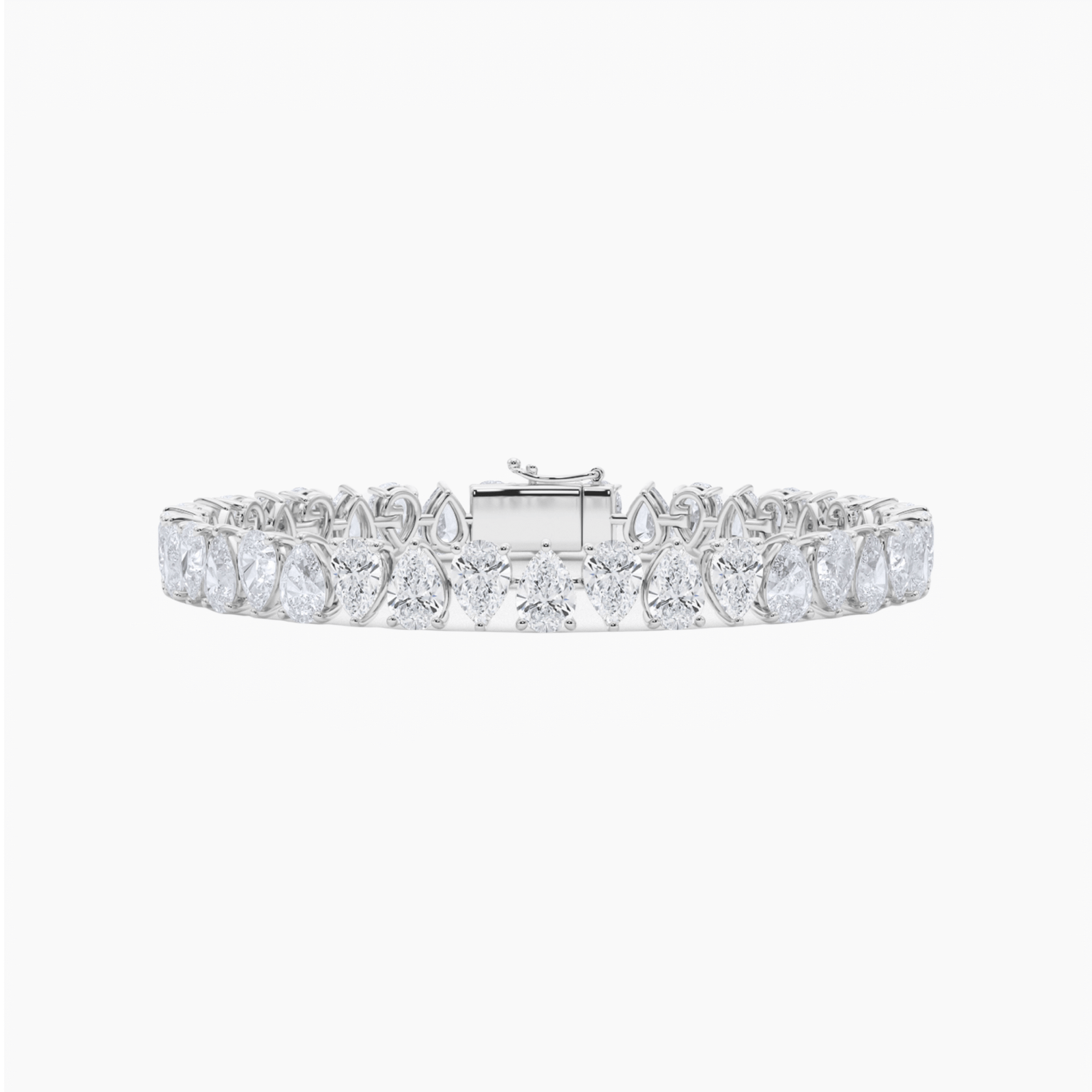 The Medici Pear Inverted Tennis Bracelet - Image 4