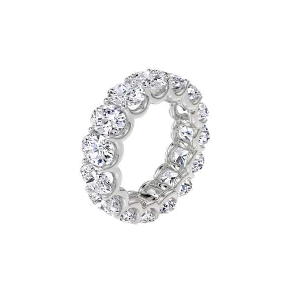 The Medici Full Eternity Oval 0,50s | 7,5 carats Oval Cut | Rose Gold - Image 4