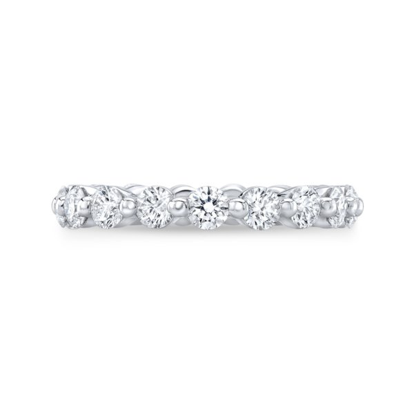 Floating 2 mm Full Eternity Band | White Gold - Image 2