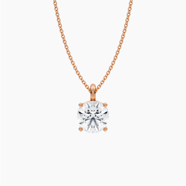The Medici Classic Round Stud Necklace (2 ct)