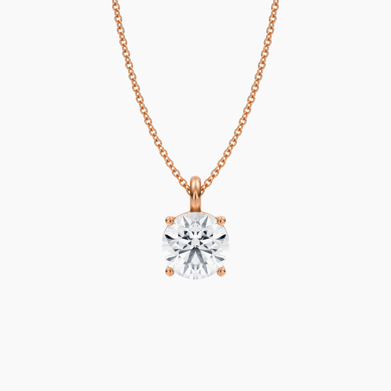 The Medici Classic Round Stud Necklace (2 ct)
