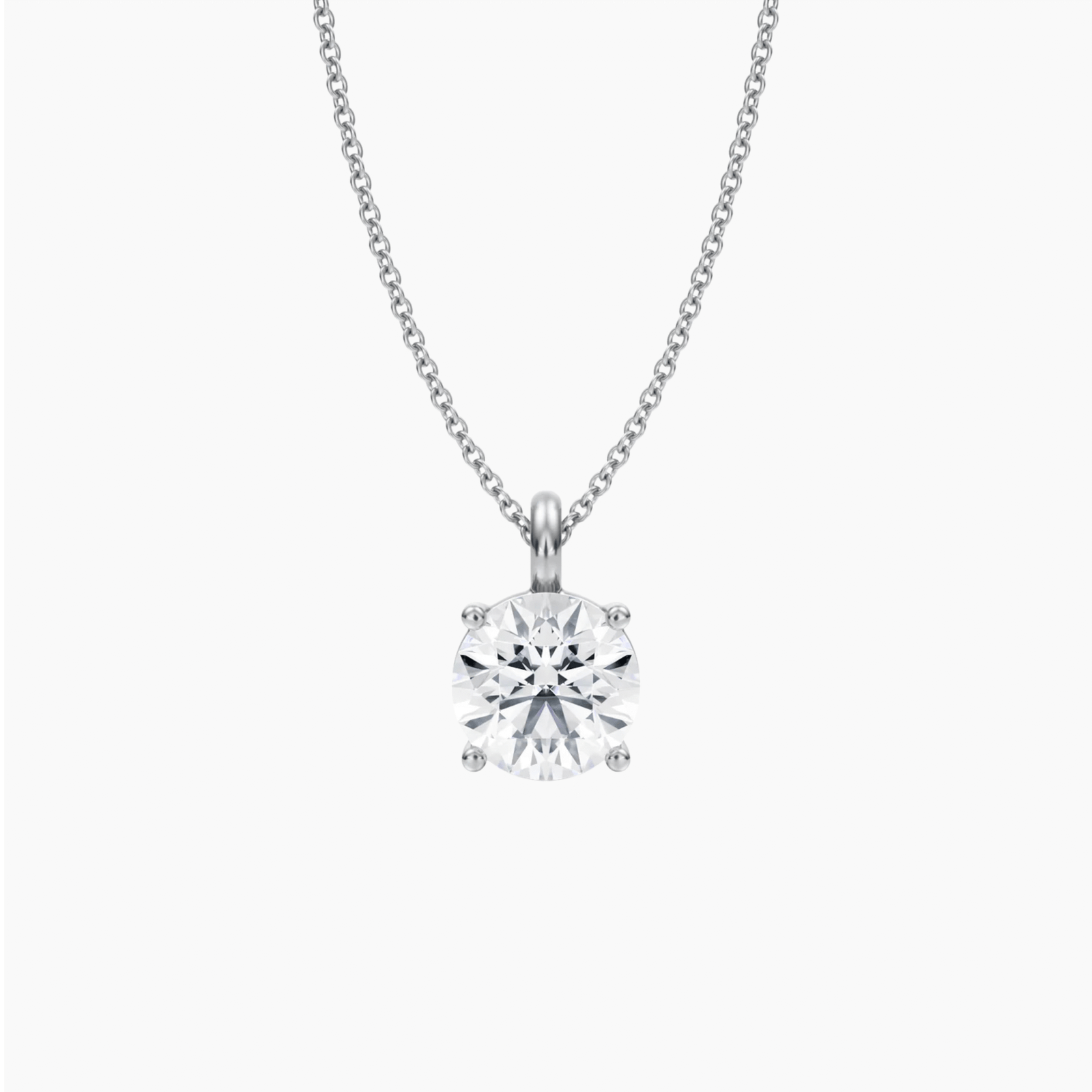 The Medici Classic Round Stud Necklace (2 ct) - Image 3