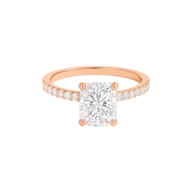 The Medici Allegra Cushion Pavé Ring