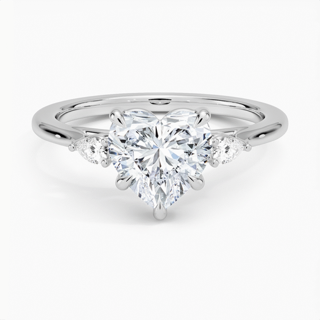 The Medici Valentina Heart & Pear Trilogy Ring