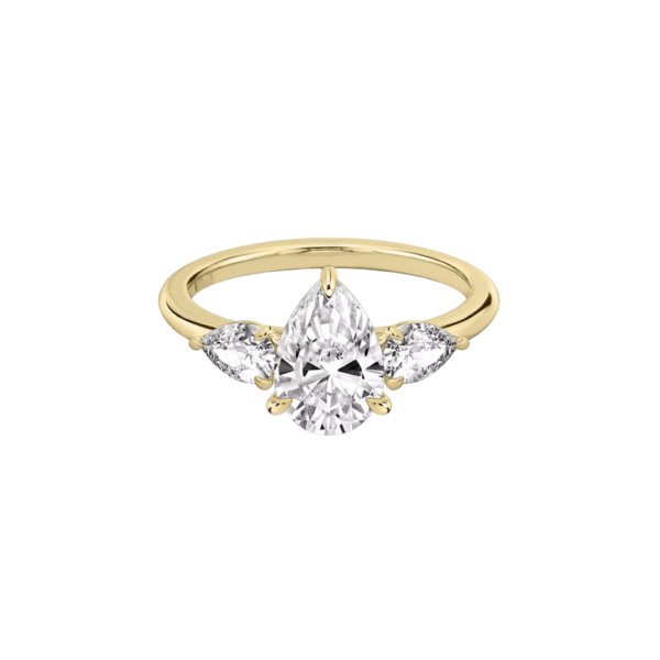 The Tatiana | Pear & Marquise Cut | White Gold - Image 3