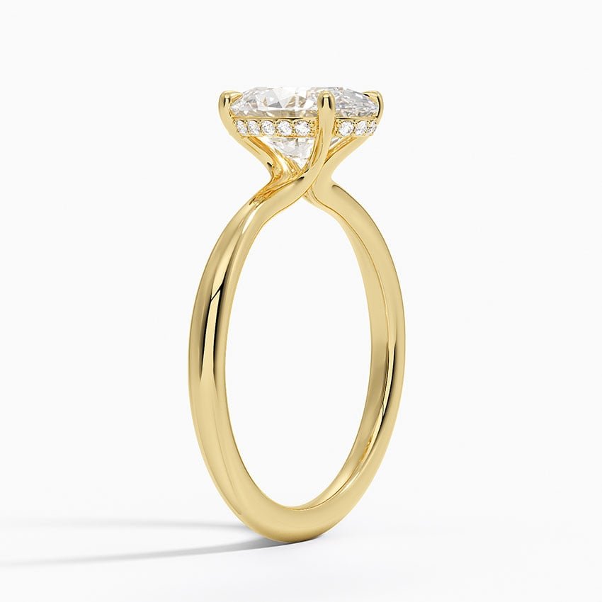 The Medici Donatella Oval Hidden Halo Ring - Image 2