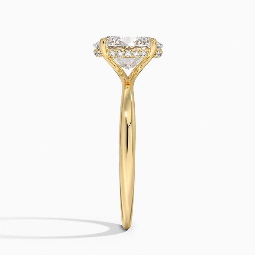 The Medici Donatella Oval Hidden Halo Ring - Image 3