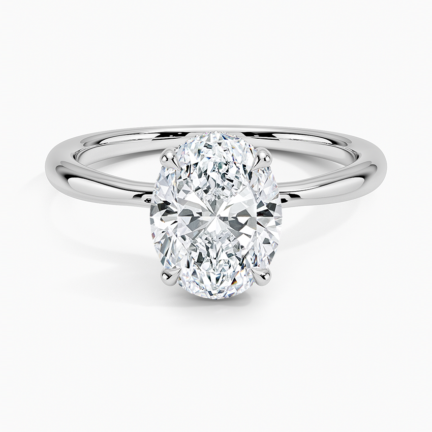 The Medici Donatella Oval Hidden Halo Ring - Image 4