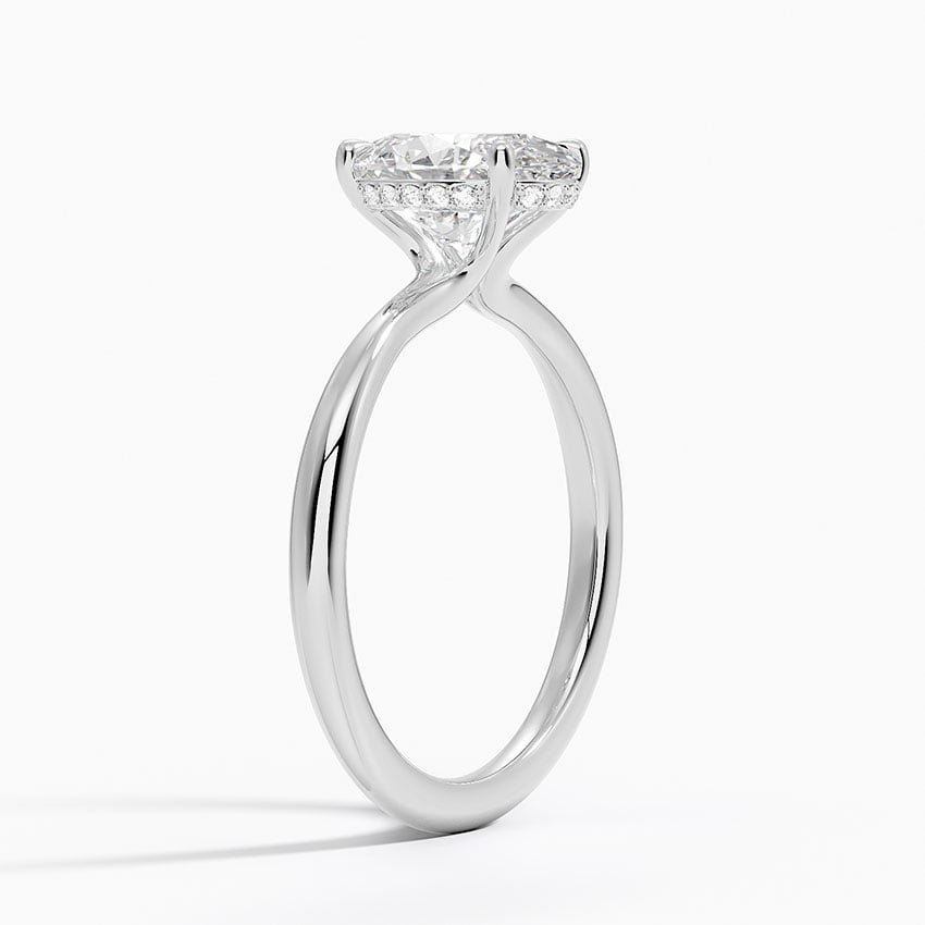 The Medici Donatella Oval Hidden Halo Ring - Image 5