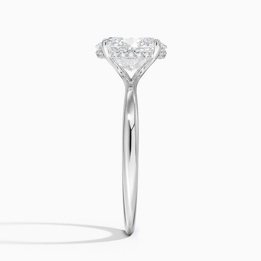 The Medici Donatella Oval Hidden Halo Ring - Image 6