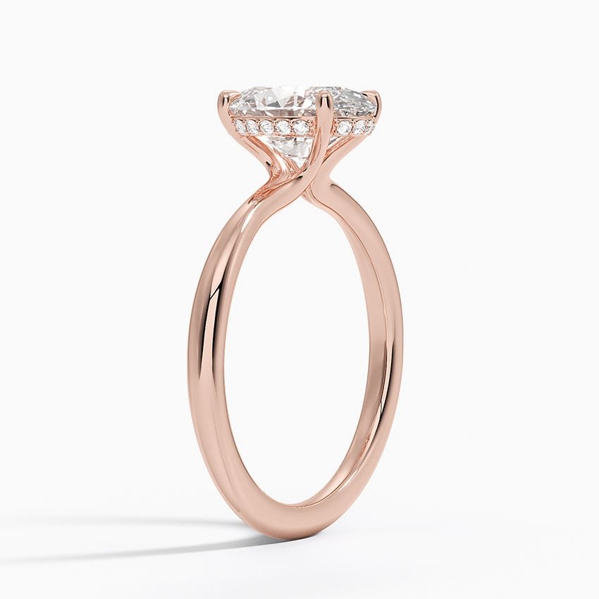 The Medici Donatella Oval Hidden Halo Ring - Image 8