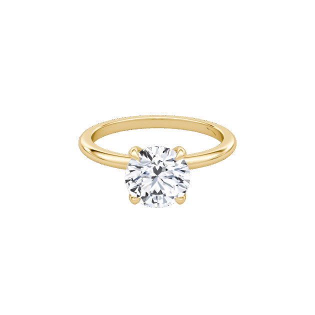 Medici Classic Round 4-Prong Ring