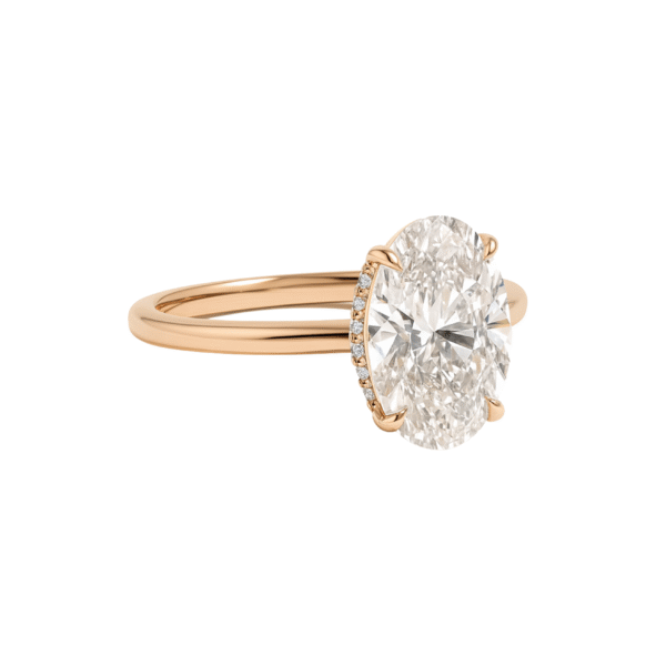 Medici Hailey 2.0 Oval Hidden Halo Ring - Image 2
