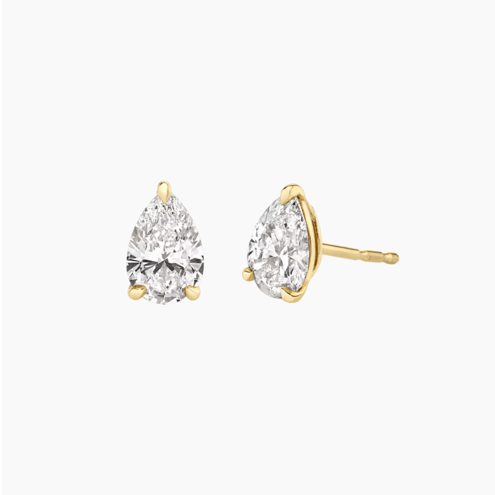 The Medici Pear Cut Stud Earrings (0.50 ct) - Image 6